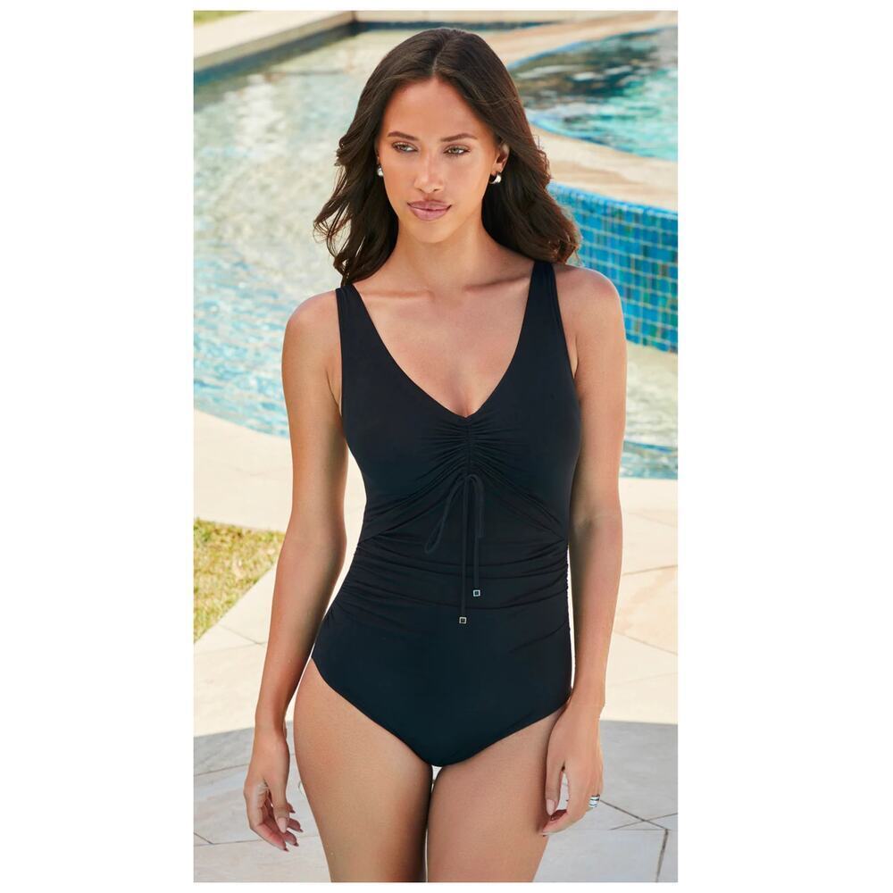 NWT Magicsuit 6017678 Sansa Solid One-Piece Swimsuit Size US/10